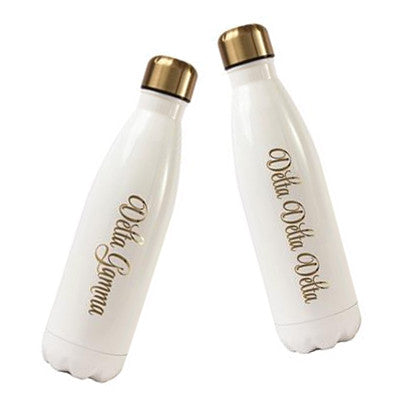 Sorority Stainless Steel Shimmer Water Bottle - a3001