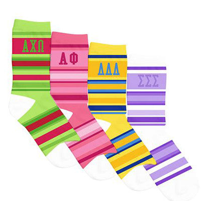 Sorority Crew Show Socks - a3007