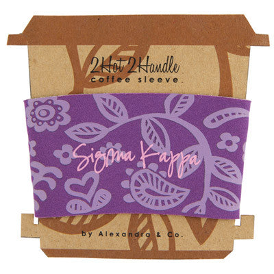 Sigma Kappa Coffee Cup Sleeve - Alexandra Co. a1067