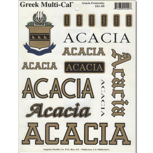 ACACIA Multi-Cal Sticker
