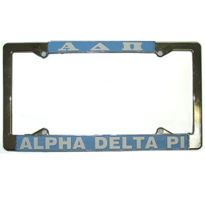 Alpha Delta Pi License Plate Frame - Rah Rah Co. rrc