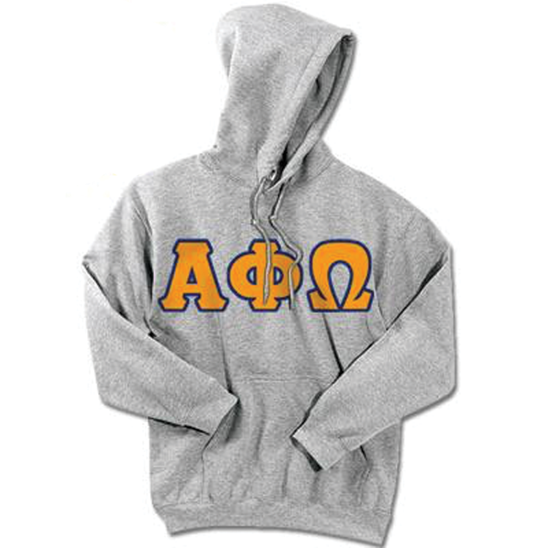 Alpha Phi Omega Standards Hooded Sweatshirt - G185 - TWILL