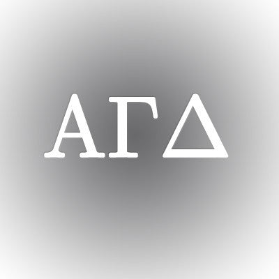 Alpha Gamma Delta Car Window Sticker - compucal - CAD