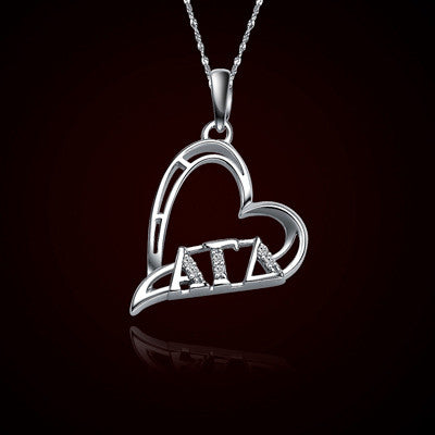 Alpha Gamma Delta Sorority Heart Charm - GSTC-HeartCharm