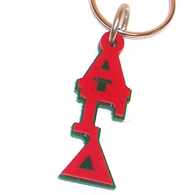 Alpha Gamma Delta Letter Keychain - Craftique cqMGLA