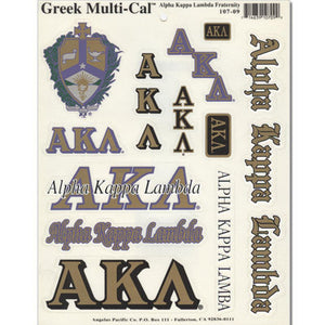 Alpha Kappa Lambda Multi-Cal Sticker