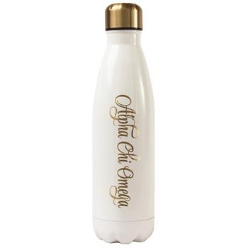 Sorority Stainless Steel Shimmer Water Bottle - a3001