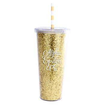 Sorority Glitter Tumblers - a3003
