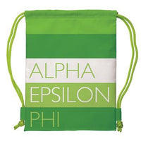 Alpha Epsilon Phi Drawstring Backpack - a1009
