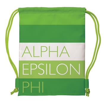 Alpha Epsilon Phi Drawstring Backpack - a1009