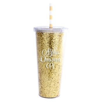 Sorority Glitter Tumblers - a3003