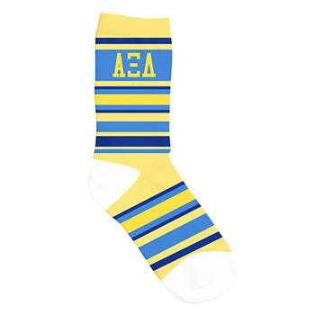 Alpha Xi Delta Crew Socks - a3007