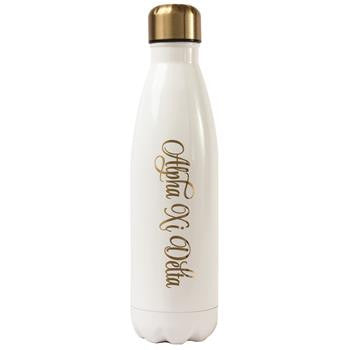 Alpha Xi Delta Stainless Steel Shimmer Water Bottle - a3001