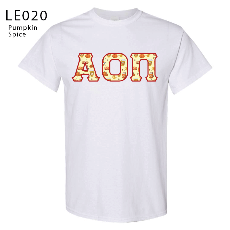 Greek Halloween Lettered Shirt - G500 -DIG