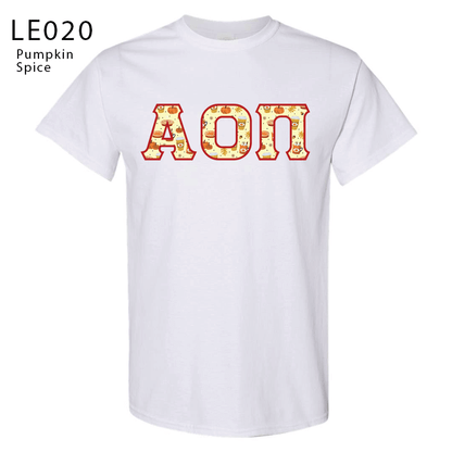 Greek Halloween Lettered Shirt - G500 -DIG