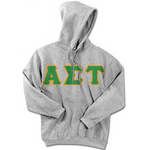 Alpha Sigma Tau Standards Hooded Sweatshirt - G185 - TWILL