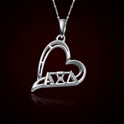 Alpha Xi Delta Sorority Heart Charm - GSTC-HeartCharm