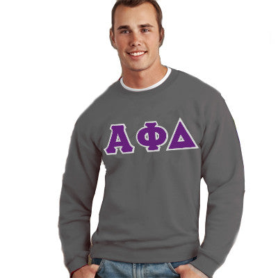 Alpha Phi Delta 9.3oz Crewneck Sweatshirt - G120 - TWILL