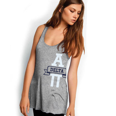 Alpha Delta Pi Printed Flowy Bella Tank - Bella B8800 - CAD