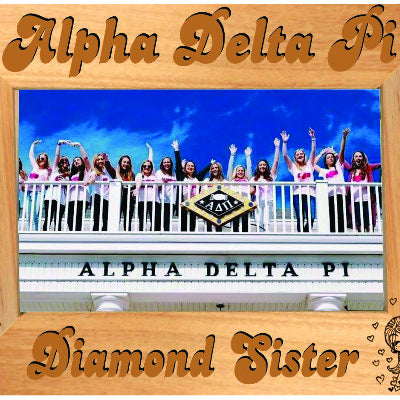 Alpha Delta Pi Diamond Sister Frame - PTF157 - LZR
