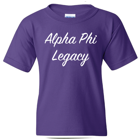 Script Legacy Youth Tee - G200B - CAD
