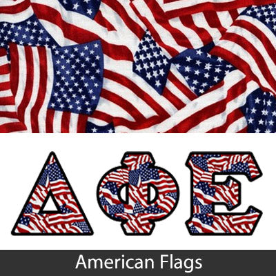 Sorority Bid Day Package -  Panoramic Pattern Printed Tee and Paddle Keychain - Jerzees 21MR - SUB