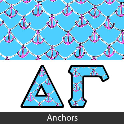 Sorority Bid Day Package -  Panoramic Pattern Printed Tee and Paddle Keychain - Jerzees 21MR - SUB