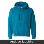 Zeta Tau Alpha Hooded Sweatshirt, 2-Pack Bundle Deal - Gildan 18500 - TWILL