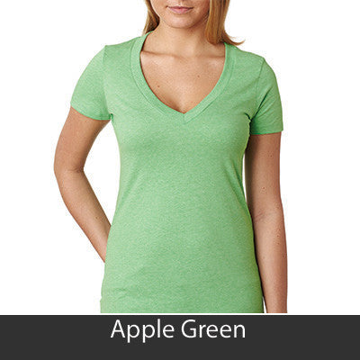 Delta Delta Delta Deep V Sorority Printed Tee - Next Level 6640 - CAD