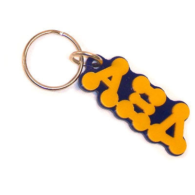 Alpha Xi Delta Bubble Letter Keychain - Craftique cqBKC