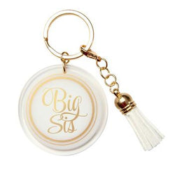 Big Sis/Lil Sis Acrylic Shimmer Key Chains - a3005