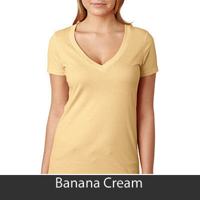 Delta Delta Delta Deep V Sorority Printed Tee - Next Level 6640 - CAD