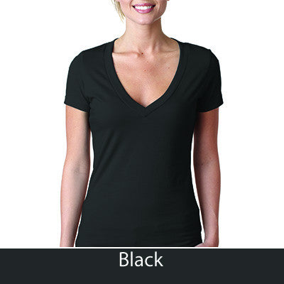 Delta Delta Delta Deep V Sorority Printed Tee - Next Level 6640 - CAD