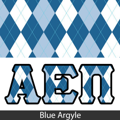 Sorority Bid Day Package -  Panoramic Pattern Printed Tee and Paddle Keychain - Jerzees 21MR - SUB