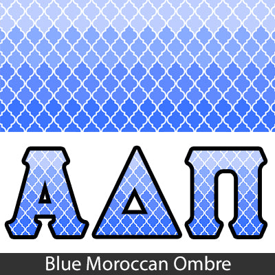 Sorority Bid Day Package -  Panoramic Pattern Printed Tee and Paddle Keychain - Jerzees 21MR - SUB