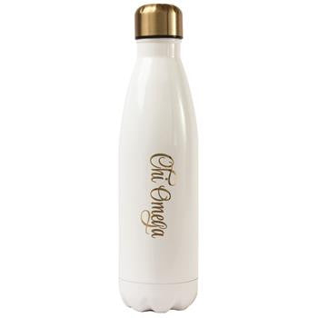 Chi Omega Stainless Steel Shimmer Water Bottle - a3001