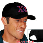 Chi Phi Adjustable Hat, 2-Color Greek Letters - CP80 - EMB