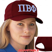 Pi Beta Phi 2-Color Embroidered Cap - Port and Company CP80 - EMB