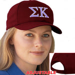 Sigma Kappa Adjustable Hat, 2-Color Greek Letters - CP80 - EMB