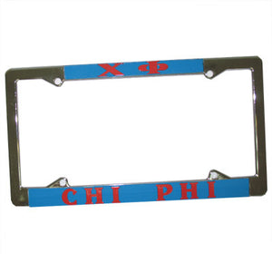 Chi Phi License Plate Frame - Rah Rah Co. rrc