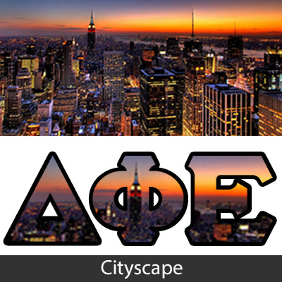 Sorority Bid Day Package -  Panoramic Pattern Printed Tee and Paddle Keychain - Jerzees 21MR - SUB