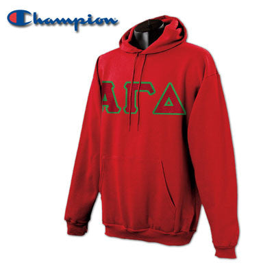 Alpha Gamma Delta Champion Hooded Sweatshirt - Champion S700