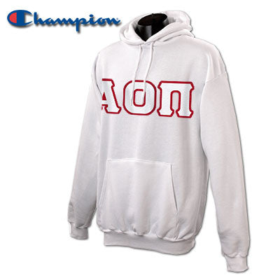 Alpha Omicron Pi Champion Hooded Sweatshirt - Champion S700 - TWILL