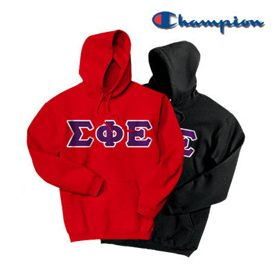 Sigma Phi Epsilon Champion Powerblend® Hoodie, 2-Pack Bundle Deal - Champion S700 - TWILL