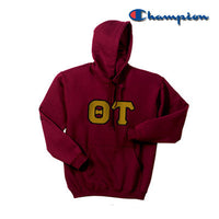 Theta Tau Champion Hooded Sweatshirt - Champion S700 - TWILL