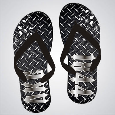 Delta Kappa Epsilon Diamond Plate Flip-Flops - SBL100 - SUB