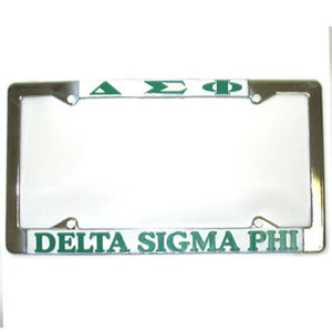 Delta Sigma Phi License Plate Frame - Rah Rah Co. rrc