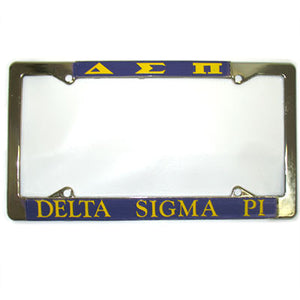Delta Sigma Pi License Plate Frame - Rah Rah Co. rrc