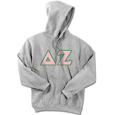 Delta Zeta Standards Hooded Sweatshirt - $25.99 Gildan 18500 - TWILL