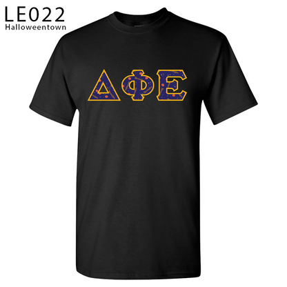 Greek Halloween Lettered Shirt - G500 -DIG